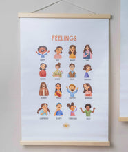 Load image into Gallery viewer, Feelings Poster with Hanger (A2)