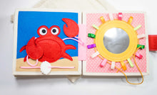 Load image into Gallery viewer, Friendly Hedgehog Toddler Busy Book
