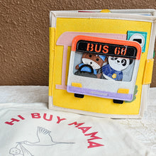 Load image into Gallery viewer, Wheels in Motion Busy Book - Transport-Themed (Ages 3–6)