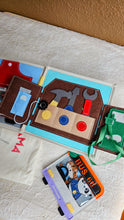 Load image into Gallery viewer, Wheels in Motion Busy Book - Transport-Themed (Ages 3–6)