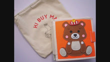 Load and play video in Gallery viewer, Cheery Bear Busy Book