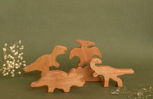 Load image into Gallery viewer, Dinosaur Wooden Toy Set - Hi Buy Mama