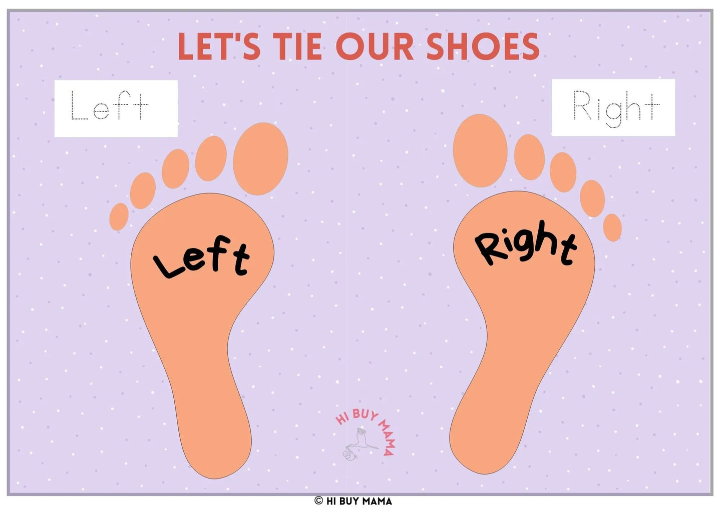 Shoe Lacing Activity (Digital)