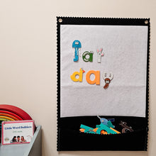 Load image into Gallery viewer, Little Word Builders Alphabets Felt Board with CVC Cards
