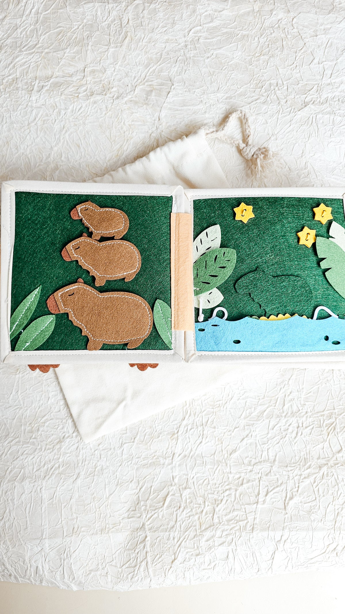 Capybara’s Little Adventures Busy Book  –For Ages 9 Months to 3 Years