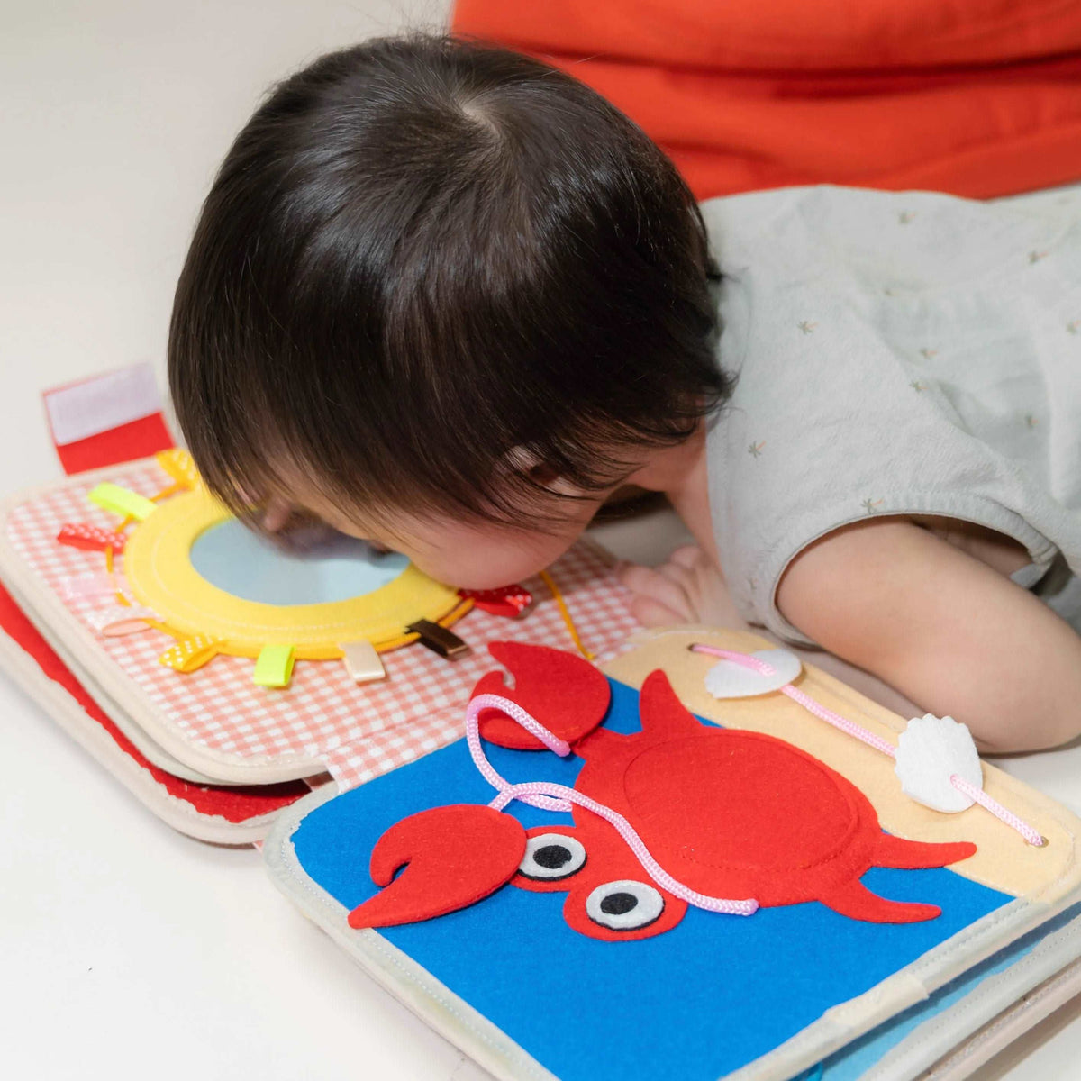 Friendly Hedgehog Toddler Busy Book