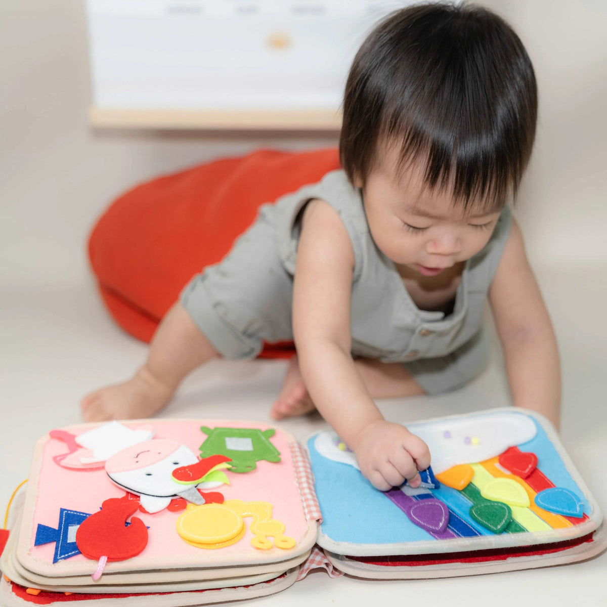 Friendly Hedgehog Toddler Busy Book