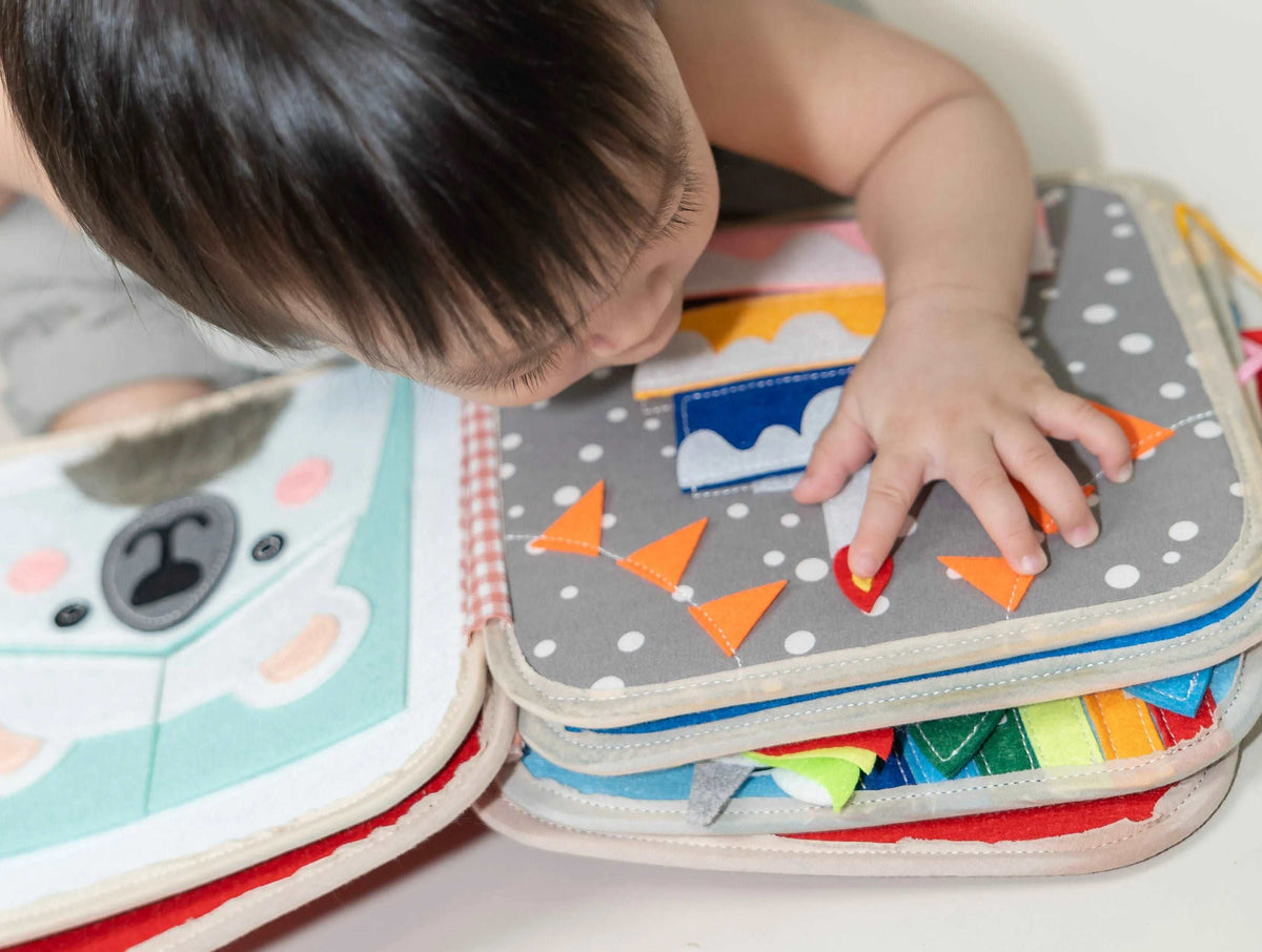 Friendly Hedgehog Toddler Busy Book