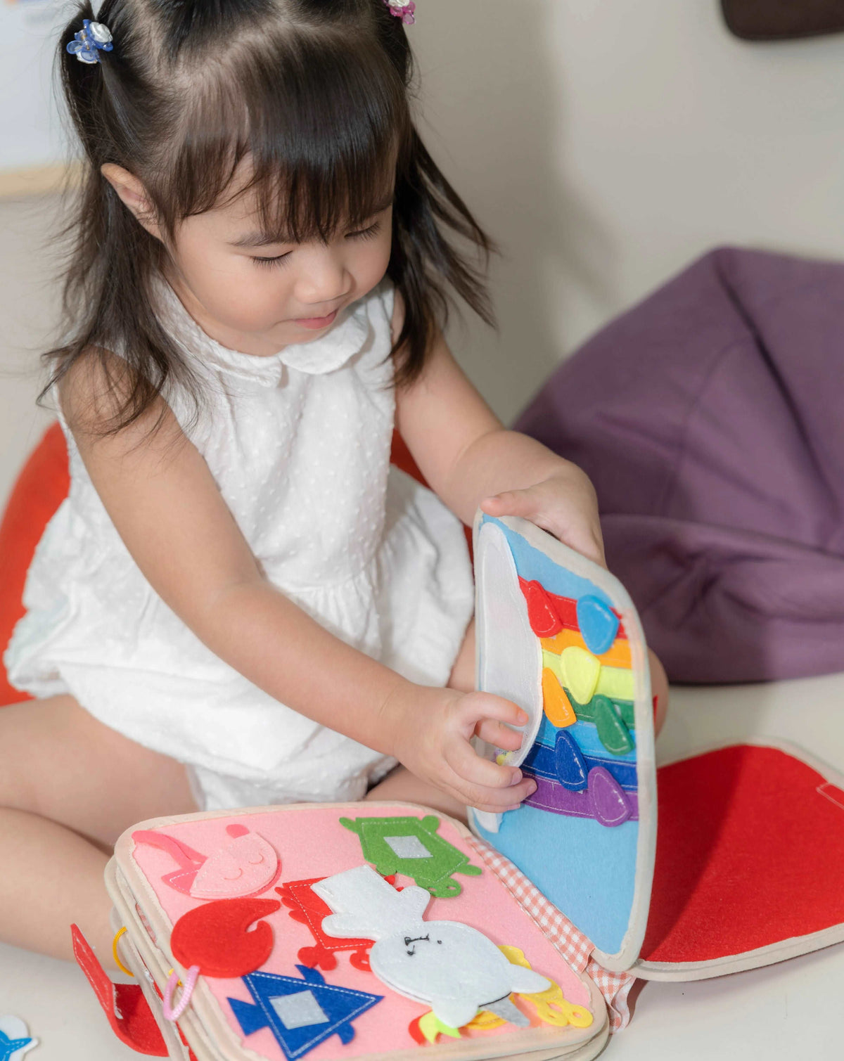 Friendly Hedgehog Toddler Busy Book