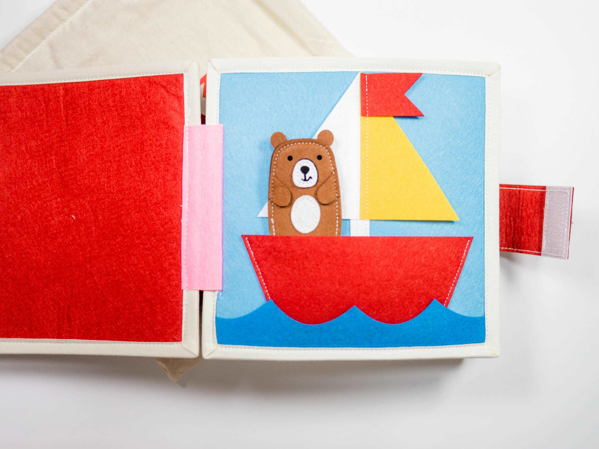 Friendly Hedgehog Toddler Busy Book