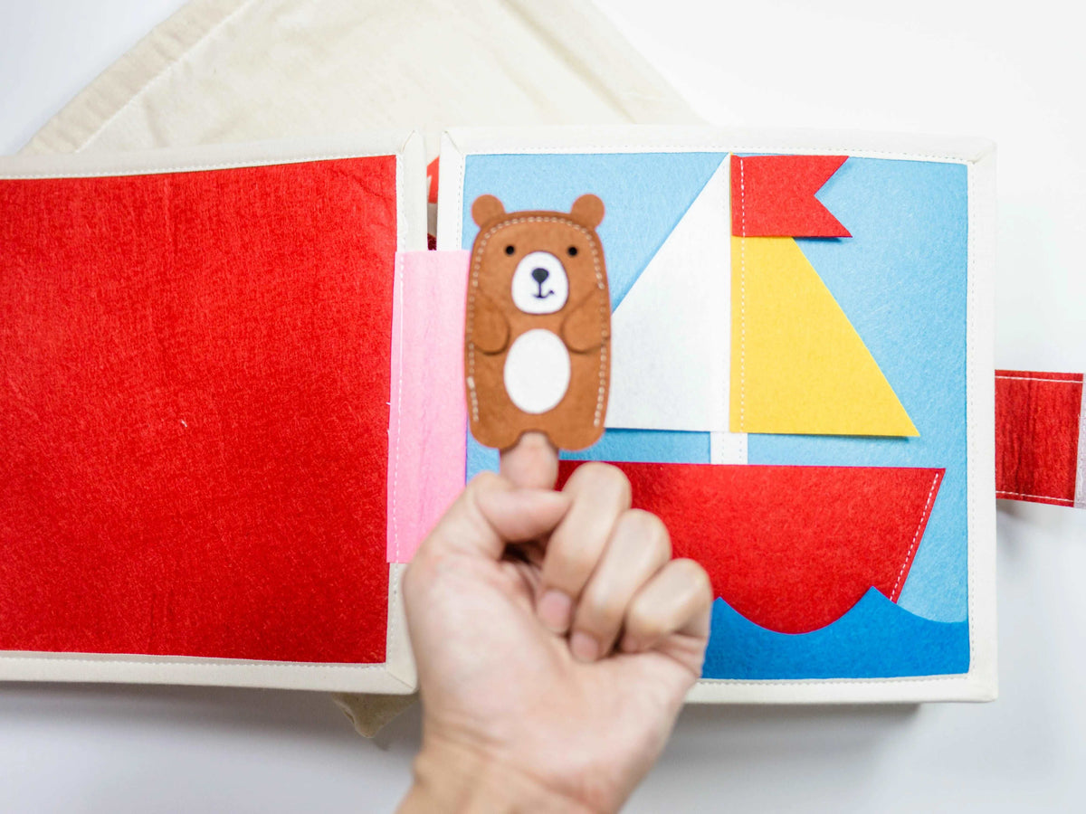Friendly Hedgehog Toddler Busy Book