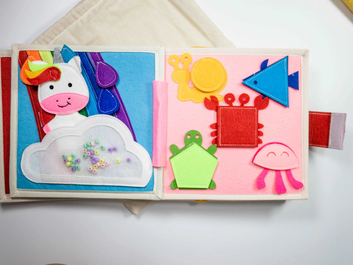 Friendly Hedgehog Toddler Busy Book