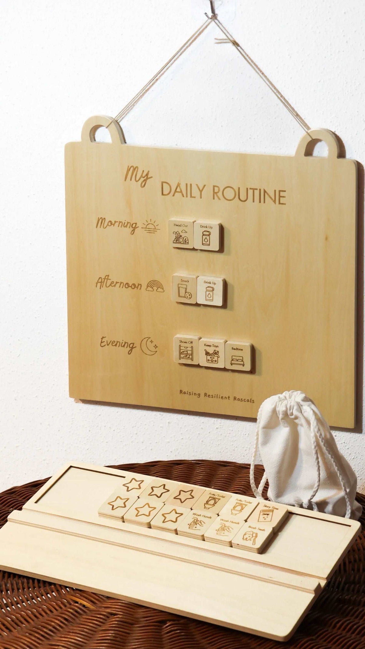 Buzzy Bear Daily Routine Board