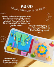 Load image into Gallery viewer, (PREORDER) Together We Play - SG60 Racial Harmony Busy Book – Celebrate Singapore’s Multicultural Traditions Through Play

