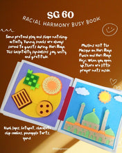 Load image into Gallery viewer, (PREORDER) Together We Play - SG60 Racial Harmony Busy Book – Celebrate Singapore’s Multicultural Traditions Through Play
