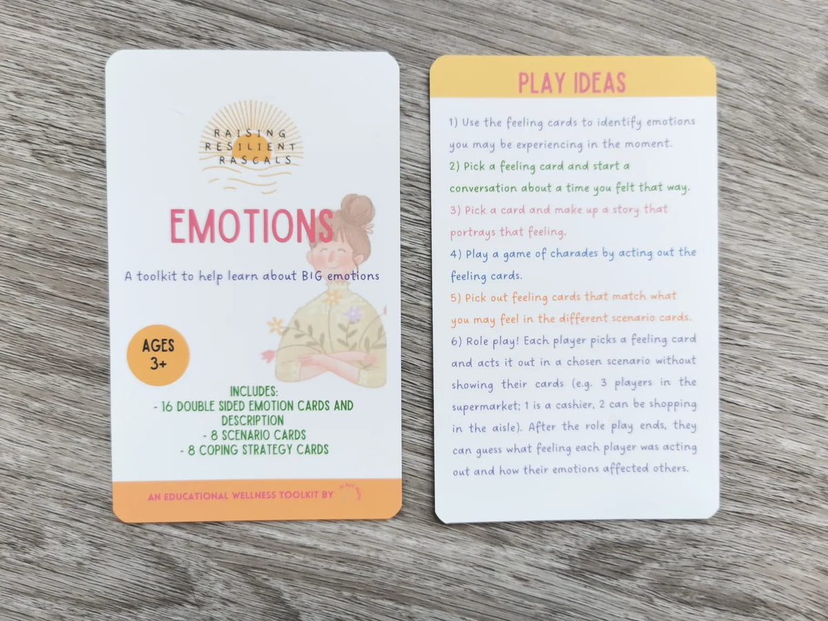 More than Just Your Regular Emotions Cards for Kids - Empathy, Resilience & Emotional Literacy Toolkit