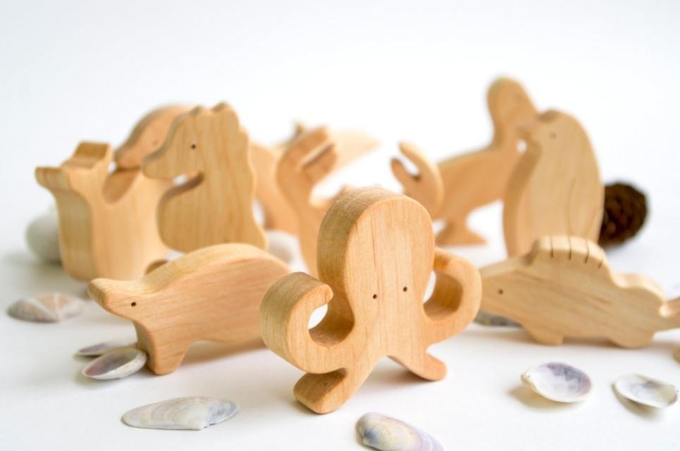 Sea Animals Wooden Toy Set - Hi Buy Mama