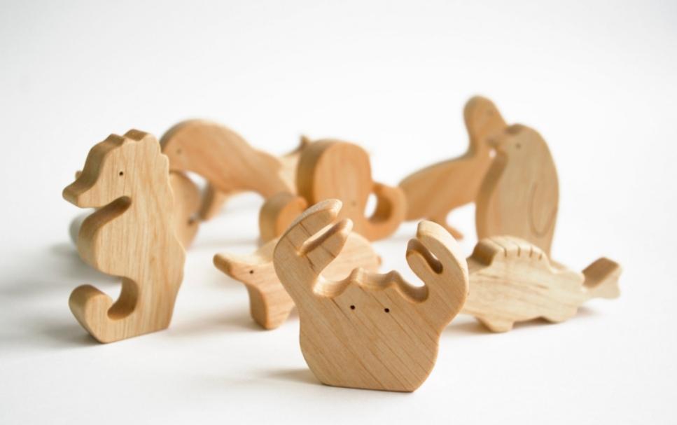 Sea Animals Wooden Toy Set - Hi Buy Mama