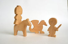 Load image into Gallery viewer, Dragon Play Wooden Toy Set - Hi Buy Mama
