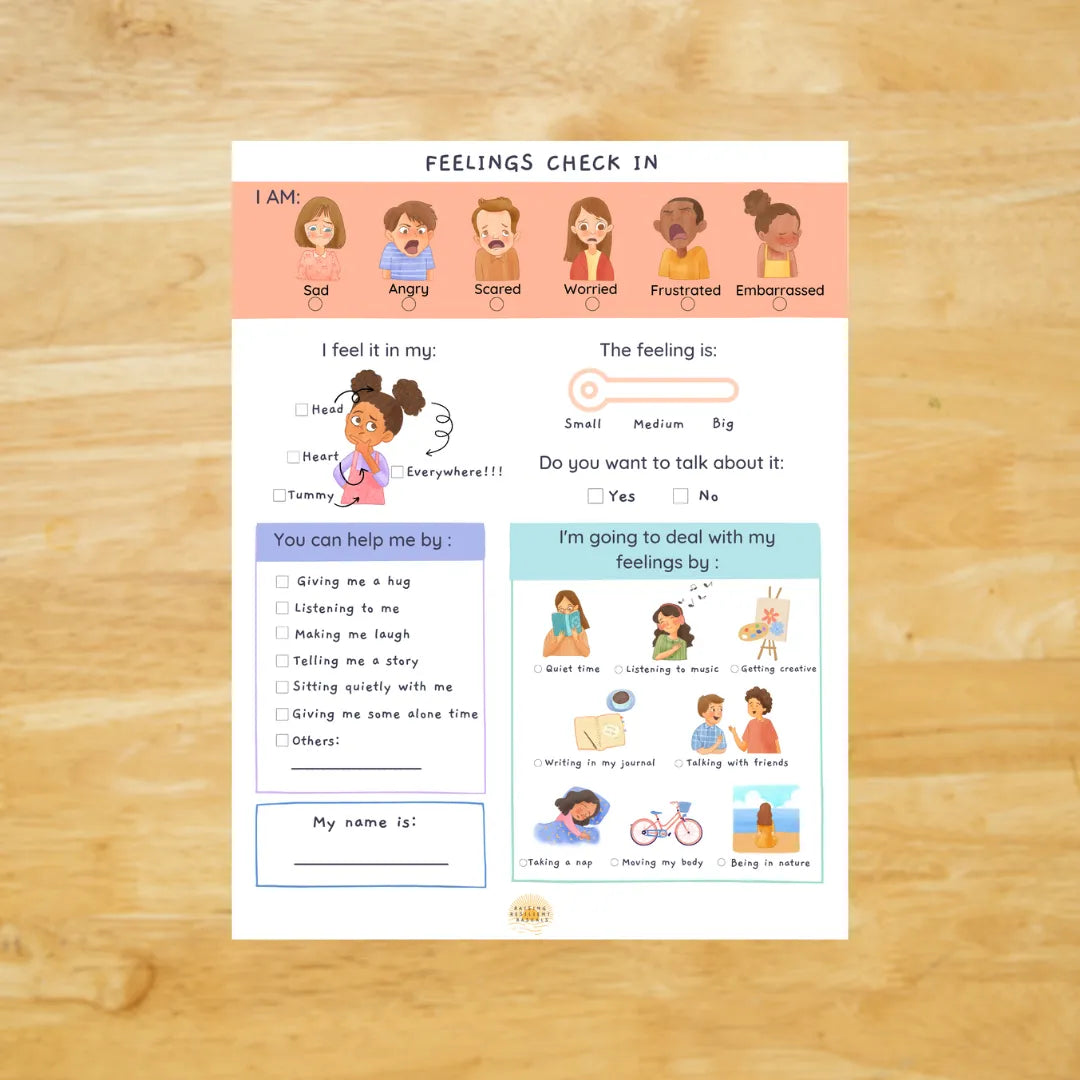 Feelings Check-in Memopad